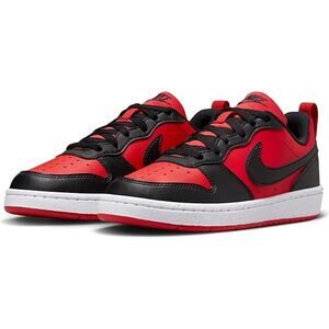 NWT Nike Unisex Court Borough Low Recraft Shoes,Red/Black/White,6.5 Big Kid